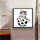 5D DIY Diamond Painting Cup Cat Baby Cross Stitch Embroidery Mosaic Kits