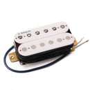 Wired 6 String Electric Guitar Dual Coils Pickup Bridge Alnico 5 White Musical
