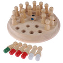 Kids Wooden Memory Match Stick Chess Game Educational Toys Brain Training FD FT