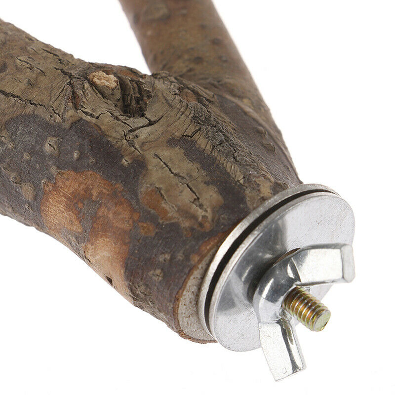 Pet Parrot Bird Standing Stick Birdcage Stand Pole Perch Bite Claw Grinding T_