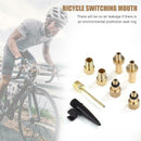 Outdoor Mountain Bike Accessory Bike Valve Adapter Set Tube Pump Air Compressor