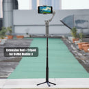 Telescopic Extension Rod+ Tripod Stand for DJI OSMO Mobile 3 2 Feiyu Zhiyun