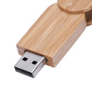 Rotating wooden USB 2.0 16GB Flash Storage High-speed Memory Stick U7K4