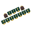 1Pack Eid Mubarak Party Banner Letters Pull Flag for Ramadan Decoration Islam OZ