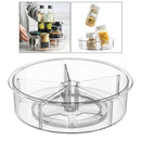 Round Lazy Susan Food Storage Turntable Organizer Kitchen Spice Rack for Pantry