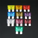 50pcs Mixed Medium Standard Blade Fuse 32V Assortment Kit Car Auto 3A~40A+B F3T3