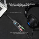 Audio Usb Interface Virtual 7.1 Channel Audio Usb adapter Sound Card Adapte O8V1