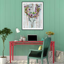 5D DIY Full Drill Diamond Painting Antler Embroidery Mosaic Craft Kit Decor