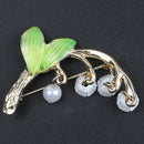 fashion women New Jewelry Small fresh plant brooch collar clothes accessorieZ2Z6
