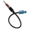 1Pc Car Aerial Radio Antenna Adapter Cable Wire Harness Plug CD antenna end li!E