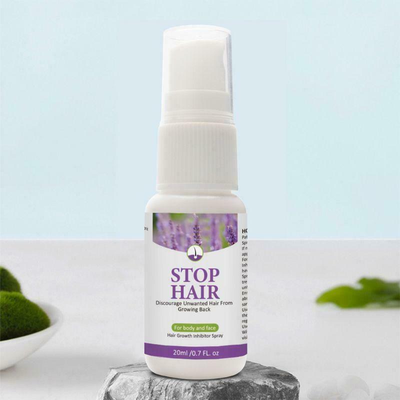 20ml Herbal Plant Stop Hair Growth Inhibitor Spray Shrink Pores Repair Essence