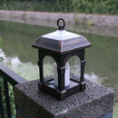 Candle Lantern Solar LED Light Waterproof Home Hang Lamp (Copper)