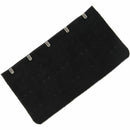 Black 5 Rows Hook and Eye Tape Extension Bra Strap Extender 5 Pcs for Women