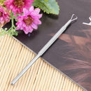 1pc Stainless Steel Cuticle Nail Pusher Remover Spoon Manicure Nail Care