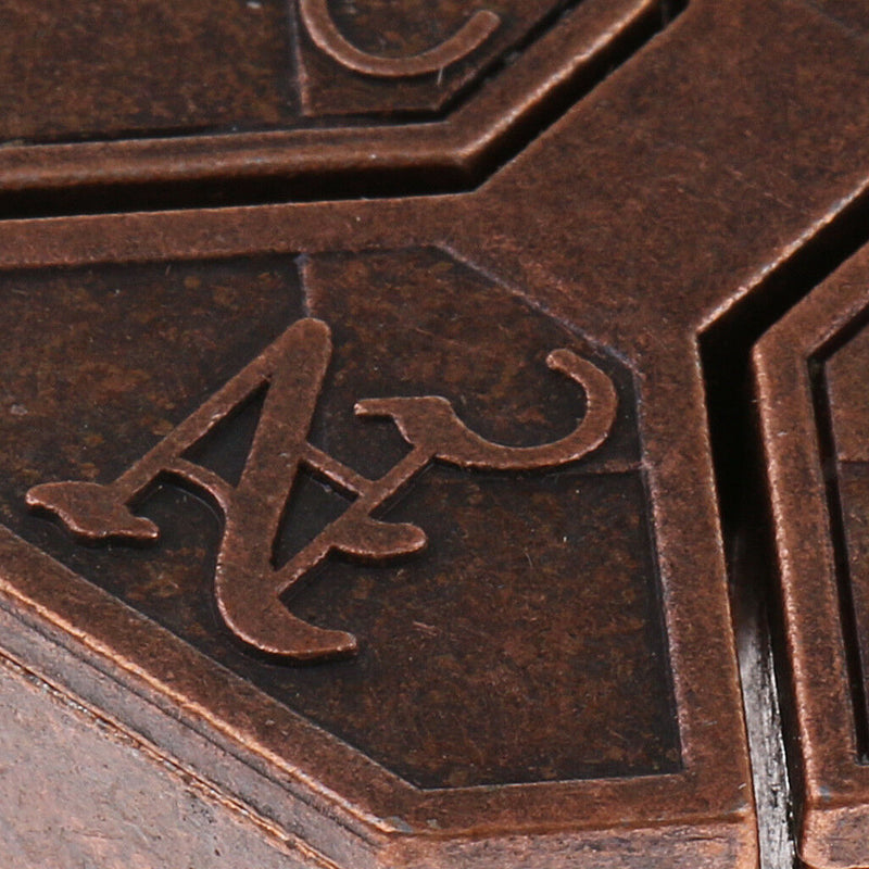 Box Lock Puzzle Classic Metal Brain Teaser IQ Test Toys Mind Game (Level 1)