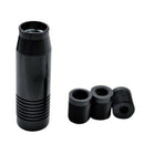 Black Aluminum Manual Car Gear Lever Stick Shift Knob Racing For M10*1.5 SH F3D2