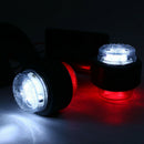 1x 10-30V LED Truck Trailer Lorry Van Side Marker Lamp Indicator LightRedWhit 3C