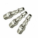 Air Line Hose Fitting Connector Quick Release 1/4 Male Thread 5pk