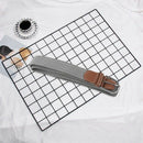 Men Leather Braided Elastic Stretch Metal Buckle Belt Waistband Light gray V9Q8