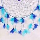 29'' Blue Dream Catcher Handmade Dream Catcher with Feathers