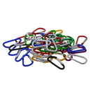 Ultra Sturdy Carabiner Clips, 50 Pack, Heavy Duty for Camping, Hiking, Outdoor