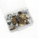 Metal Replacement Jeans Button Repair Tool Assorted Kit 17mm