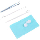 6pcs Dental Tool Hygiene Tooth Oral care Examination Tools Dentist Clean Mo BX