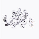 50pcs/lot 8mm Dices For Board Game Bar Gambling Game Set Club Party Accessories`