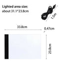 A4 Portable Eye Protect Easy Operation Writing Exercise Led Drawing Pad Sketch