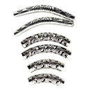 60pcs Ethnic Tribe Curved Tube Loose Beads Jewelry Findings Supplies Making