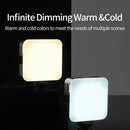 RGB LED Video Light with Softbox Mini Photo Light for GoPro DSLR Camera A