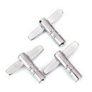 3x Metal Drum Skin Tuning Key Tuner Solid Durable Square Socket Parts&AccessoryZ