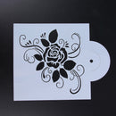 Rose Cake Stencils Fondant Candy Template Buttercream Spray Mould DIY Decor