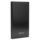 USB 3.0 Hard Disk Case External Enclosure Box for 2.5 inch HDD SSD (Black)