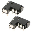 2Pcs Headphone Audio Jack Socket Port Headset Connector 3.0 4.0 5.0 Replacement