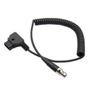 D-Tap Male to 4 Pin Mini XLR Female Adapter Power Coiled Cable For Camera