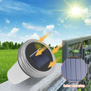 4pcs Mason Cover Lid Solar Light LED Flame Pattern Outdoor Restaurant Decor A