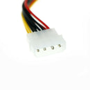 2Pcs Sata Power Cable Splitter 4 Pin To Serial 15 Pin Y Hard Drive Cable 18CmB&X