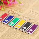 5Pcs Mini Flashlights Light LED Torch Keychains Key Ring Portable-AU