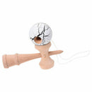 Crack Paint Kendama Ball Skillful Juggling Game Ball Japanese Traditional T X8I7