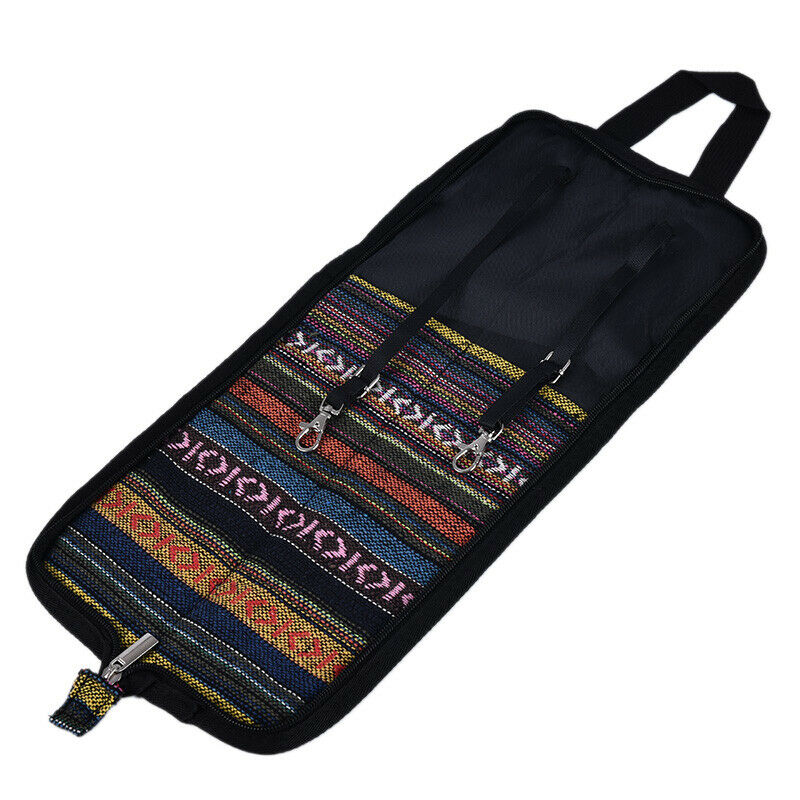 1pc Folk Style Knitted Drum Sticks Gig Bag Drumsticks Storage Case Percussio Gw