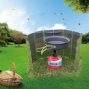10 plate Outdoor Camping Cook Picnic Stove BBQ Burner Windshield Screen N EYY