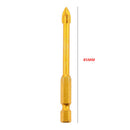 10pcs 6mm Carbide Ceramic Tile Glass mirrors Marble Drill Crossed Spear Head