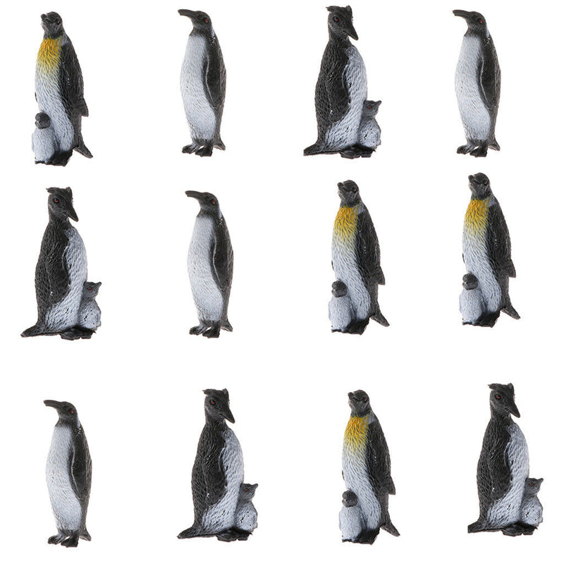 12 PCS Plastic Penguins Kids Bag Filler Favor Birthday Gift Home Decor