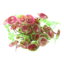 Plant Leaves Waterscape Lotus Artificial Plastic Purple Aquarium