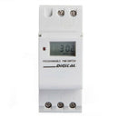 16A LCD Modular Programmer Time Timer Switch White