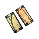 Durable 2pcs Wired Electric Guitars Humbucker Pickups Black Plastic Frame