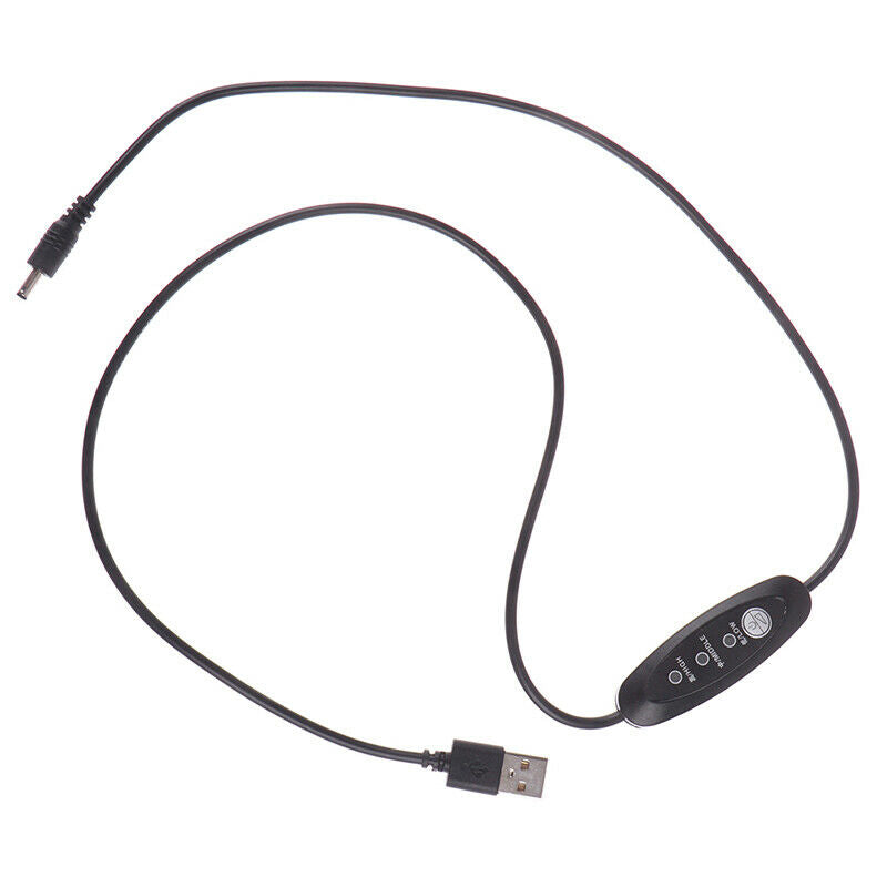 Portable USB Electric Heating Pad Vest Jacket Clothing Heated Pads Warmer Wa BX