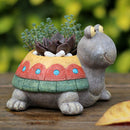 Super Cute Garden Decor Planter Pot Small Turtle Shape Cactus Plants Holder Vase