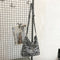 Casual Canvas Shoulder Bag Women Animal Pattern Crossbody Handbag (1 Zebra)